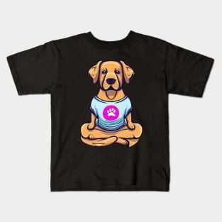 Dog Yoga #2 Kids T-Shirt